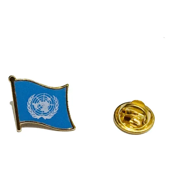Pin Da Bandeira Da Organização Das Nações Unidas Onu Foto 1