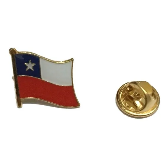Pin Da Bandeira Do Chile Foto 1