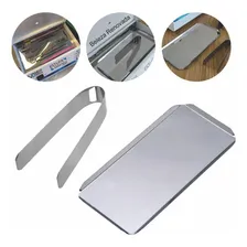Pinça + Bandeja Estufa Esterilizador Mega Bell Manicure Cor Prateado 110V/220V (Bivolt) Foto mini 2