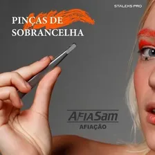 Pinça Designer Sobrancelha Staleks Te-10/1 Profissional Ukr Foto mini 3