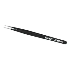 Pinça Esd Antiestática Preta Ponta Reta 140mm Hk-11 Hikari Foto mini  3