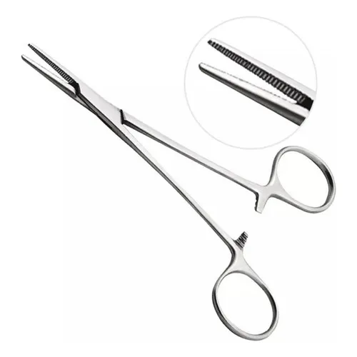 Pinca Halstead Mosquito Reta 12cm - Abc Instrumentos Foto 1