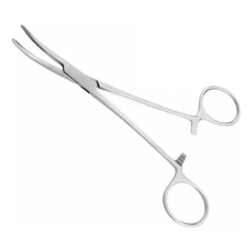 Pinça Hemostática Pinça Kelly Curva 16cm Abc Ponta Curvada Foto 1