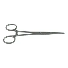 Pinça Inox Crile 14 Cm Reta C/trava Foto mini 2