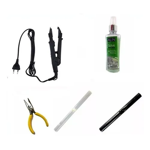 Pinça Mega Hair Bivolt 02 Colas Queratina Removedor Alicate Foto 1