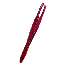 Pinça Sobrancelha Xzn Profissional Vermelha Cor Vermelho Liso Foto mini 1