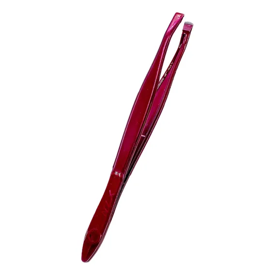 Pinça Sobrancelha Xzn Profissional Vermelha Cor Vermelho Liso Foto 1