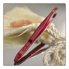 Pinça Sobrancelha Xzn Profissional Vermelha Cor Vermelho Liso Foto mini 3