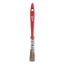 Pincel 1/2 Cerda Gris Cabo Plástico Para Tintas Latéx E Acr Foto mini  3