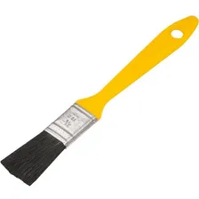 Pincel 3/4 Cerdas Pretas Cabo Plástico Para Tintas Óleo E E Foto  mini 1