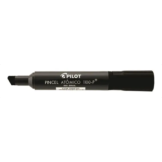 Pincel Atômico Permanente Canetão 1100-p Pilot Preto Unidade Foto 1