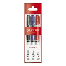 Pincel Com Reservat贸rio Caran Dache Kit Com 3 Foto mini 1