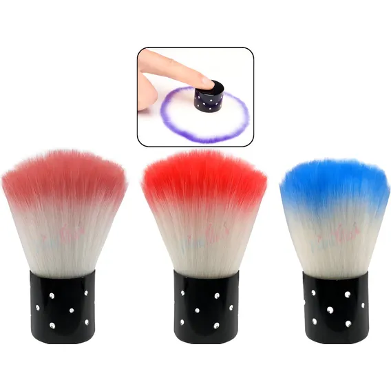 Pincel Espanador De P贸 Para Unhas De Gel Acrigel Pompom Foto 1