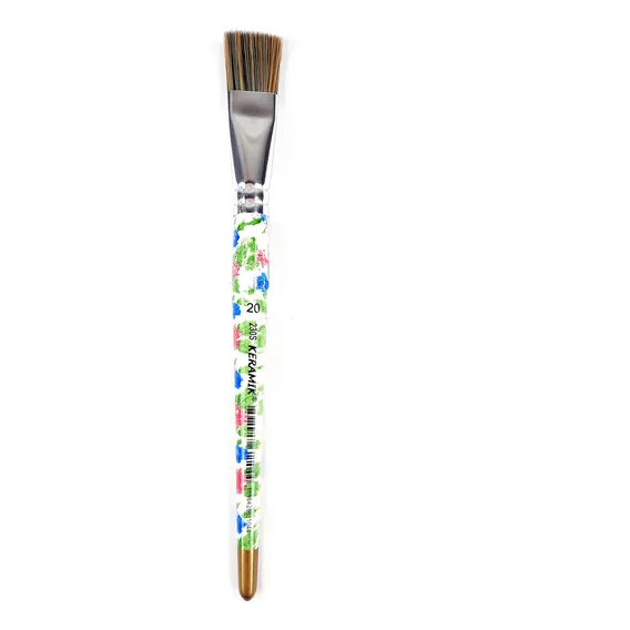 Pincel Keramik Chato Cabo Floral 230s Pintura ArtÃstica N20 Foto 1