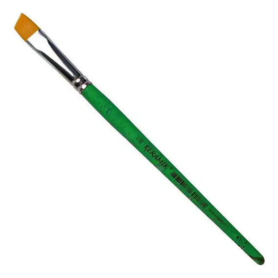 Pincel Keramik Ref 331 Chanfrado Para Pintura Artesanato N10 Foto 1
