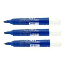 Pincel Marcador Para Quadro Branco Pilot Wbm-7 Com 3 Unid. Cor Azul Foto mini 1