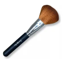 Pincel Para Maquiagem Blush Corretivo Base Pó Profissional Cor Preto Foto  mini 1