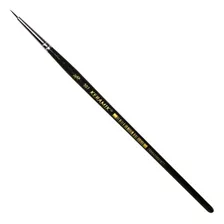 Pincel Redondo Keramik Filete Pelo De Poney 307 3/0 Cor das cerdas Marrom Foto mini 1