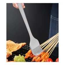 Pincel Silicone Cozinha Reforçada Culinário Cor Pincel Cinza Foto mini 2