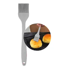 Pincel Silicone Cozinha Reforçada Culinário Cor Pincel Cinza Foto mini 1
