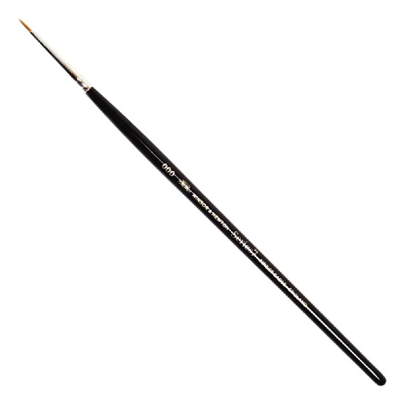 Pincel Winsor & Newton Série 7 N° 000 Cerdas Marrom-claro Foto 1