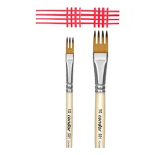 Pincel Xadrez Sintético Konex Ocre Condor 601 10 Foto mini  2