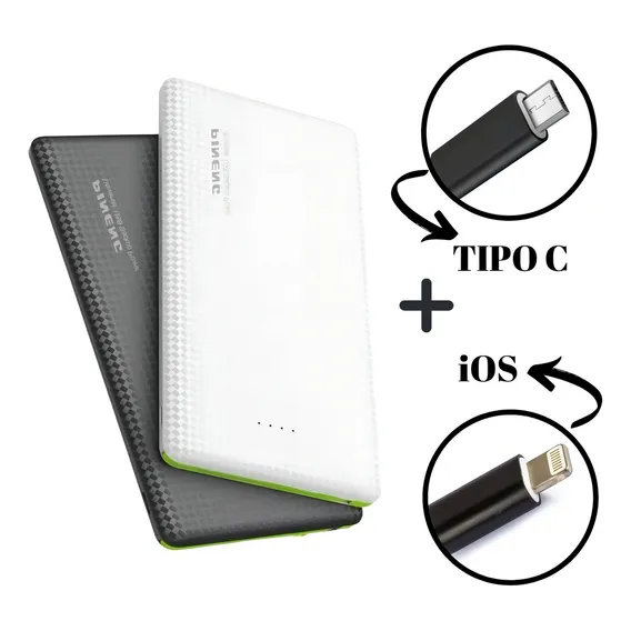 Pineng PN-951 Micro-USB Carregador portatil 10.000 Branco Foto 1