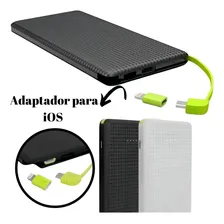 Pineng PN-951 Micro-USB Carregador portatil 10.000 Branco Foto mini  2
