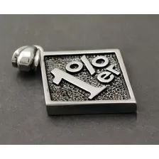 Pingente Aço Inox 1%er Moto Motogrupo Motoclube Harley Treze Cor Prateado Foto mini 3