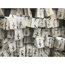 Pingente Aço Inox Dourado Kit 15 Un Atacado Foto mini 4