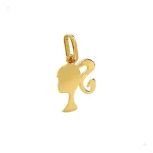 Pingente Barbie De Ouro 18k/750 Com E Certificado Amagold Cor Amarelo Foto mini 2