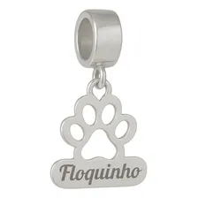 Pingente Berloque Patinha Com Nome Em Prata Foto mini  2