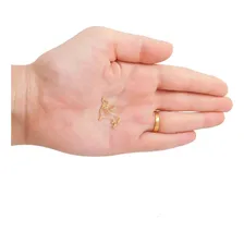 Pingente Cachorro Salsicha Dachshund Zircônias Ouro 18k Cor Amarelo Foto mini 4