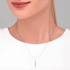 Pingente Com Diamantes Em Ouro Branco 18k Foto mini  2