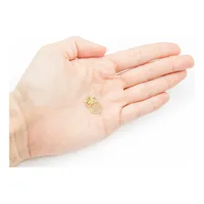 Pingente Coruja Em Ouro 18k Cor Amarelo Foto mini  3