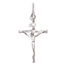 Pingente Crucifixo Com Imagem De Cristo - Prata 925 Foto mini 1