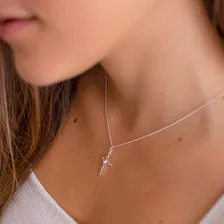 Pingente Crucifixo Com Imagem De Cristo - Prata 925 Foto mini 4