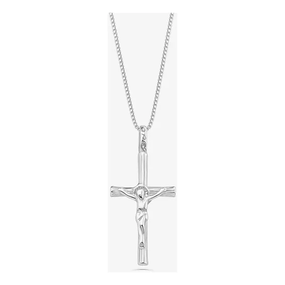 Pingente Crucifixo Em Prata 925 Foto 1
