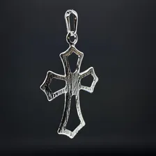 Pingente Crucifixo Prata 925 Legitima Cruz Maciça Pura Top Foto mini 3