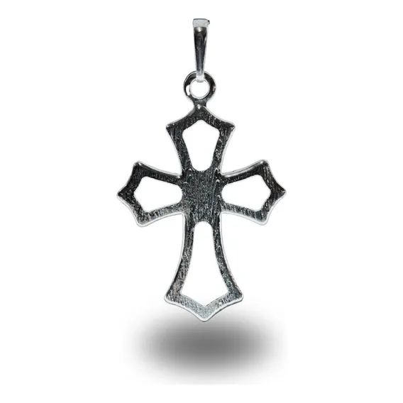 Pingente Crucifixo Prata 925 Legitima Cruz Maciça Pura Top Foto 1