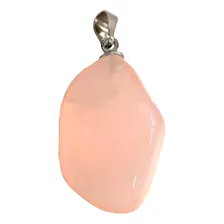 Pingente De Quartzo Rosa Pedra Natural Paz E Purificação 2cm Foto  mini 1