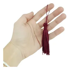 Pingente De Seda Tassel - Franja- 100 Unidades - Nybc Cor Vermelho Bordô Foto  mini 1
