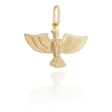 Pingente Divino Espírito Santo Em Ouro 18k Cor Amarelo Foto mini 1