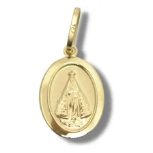 Pingente Em Ouro 18k Nossa Senhora De Aparecida 10,6mm P520 Foto mini 1