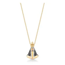 Pingente Em Ouro Amarelo 18k Com Safira Foto mini 1