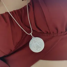 Pingente Em Prata 925 Medalha São Bento Grande Dupla Face Foto mini  3