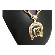 Pingente Ferradura 10 Gramas Ouro 18k Cor Amarelo Foto mini 1