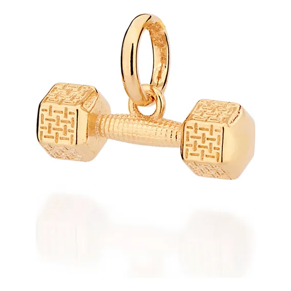 Pingente Halter De Academia 18k 542772 Rommanel Cor Dourado Foto 1
