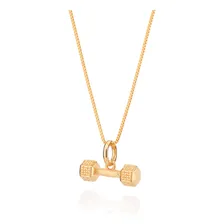 Pingente Halter De Academia 18k 542772 Rommanel Cor Dourado Foto mini 2