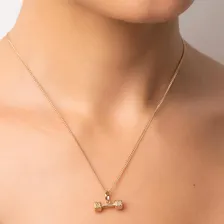 Pingente Halter De Academia 18k 542772 Rommanel Cor Dourado Foto mini 4